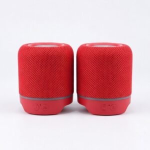 High quality M25 Wireless DJ Capsule Speaker featuring magnetic split design, 10W stereo sound, Bluetooth 5.3 connectivity, LED lights, and portable outdoor music performance.