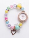 Ladies Beads Bracelet Watch elegant jewelry style watch for women