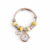 Ladies Beads Bangle Watch colorful bracelet style quartz watch for women