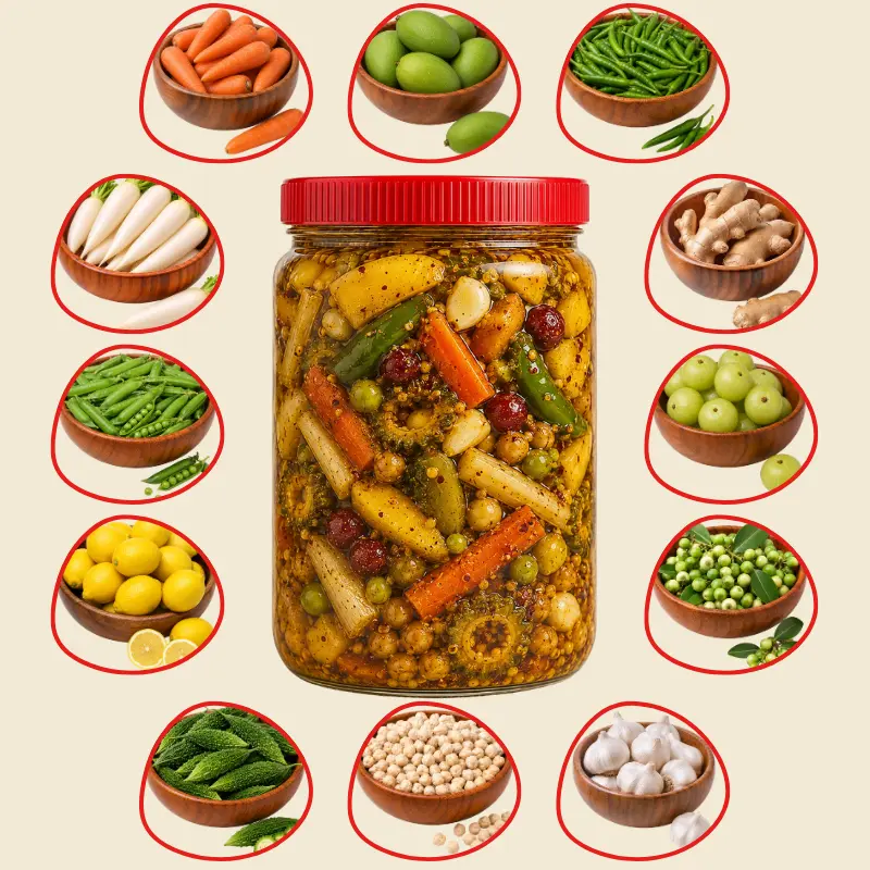 10 Types Mixed Achar